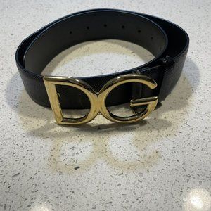 Dolce & Gabbana D&G Logo Black Gold